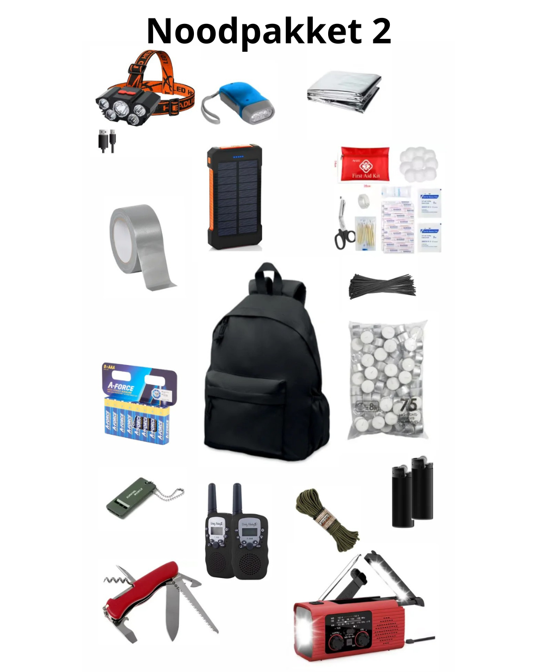 Noodpakket - Plus